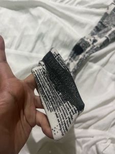 Newspaper Print Long Sleeve Top
