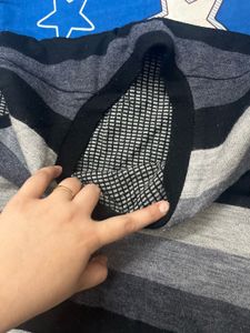 Striped Sleeveless Sweater