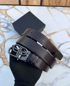 Designer Buckle Leather Belt