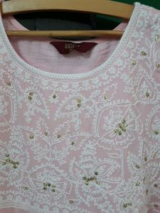 Amiras Full Embroidery Suit Pink