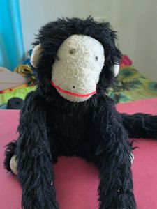 Vintage Black Monkey Plush Toy