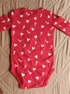 Disney Baby Merry Christmas Mickey Mouse Bodysuit