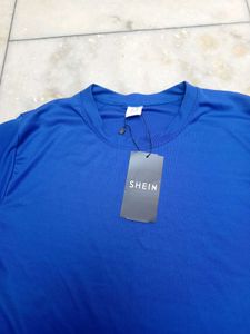 Royal Blue Shein T-Shirt