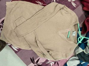 Stylish Full Sleeves Ribbed Top