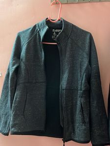 Gray Zip-Up Jacket