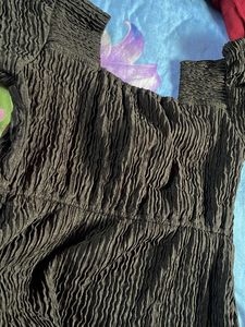Chic Textured Off-Shoulder Top