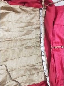 Pink and beige Indo-western Gown with du
