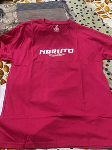 Naruto Graphic Tee - Pink