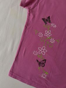 Cute Butterfly Baby Tee