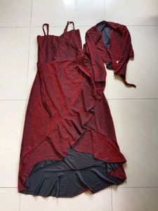Sparkling Red Party Dress