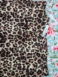 Animal Print Mini Skirt