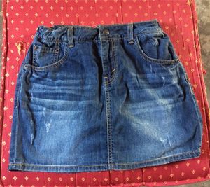 Women's Blue Denim Skirt