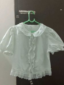 mint green top
