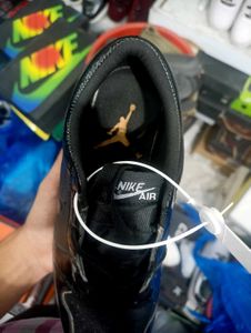 Black Patent Leather Nike Sneakers
