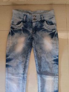 Stylish Acid Wash Jeans