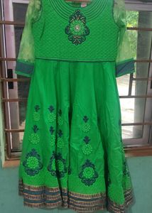 Green Embroidered Salwar Kameez