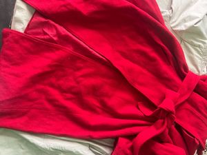 Red Belted Coat