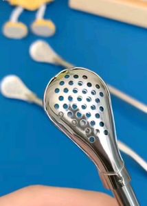 Premium Stainless Steel Filter Spoon Straw