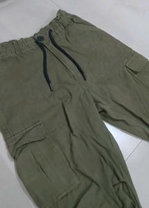 Price Drop 399/- sale Khaki Cargo Pants with Draws