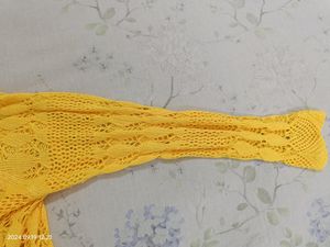 Yellow Wool Shrug