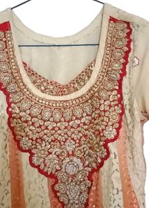 Elegant Embroidered Anarkali Dress