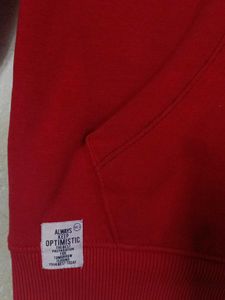 Red Zip-Up Hoodie