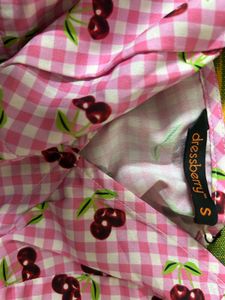 𖾕𖾝꙼ᩚ𛲕𖾟 🎀Pink Cherry Gingham Corset