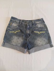 Blue Denim Shorts