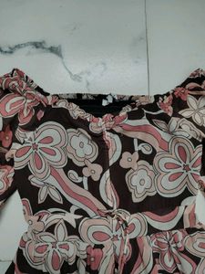 Floral Print Midi Dress