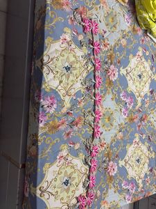 Beaded Bandarwal with Lotus Embellishments