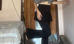 Black Flared Pants