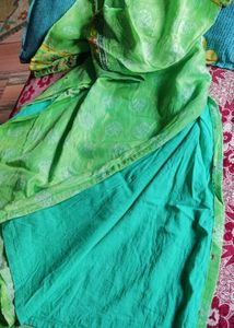 Green Embroidered Kurta Set