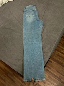 Light Wash Wide Leg Jeans