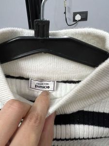 Striped Turtleneck Sweater