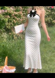Savana Polka Dot Backless Bodycon Dress