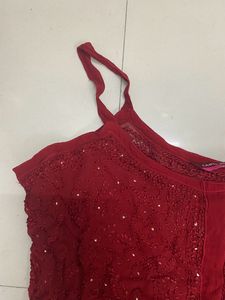 Short Chikankari Kurti