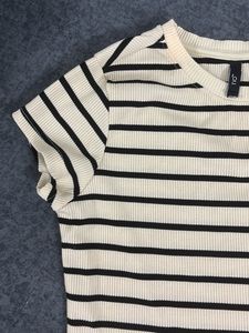 Striped Crew Neck Tee