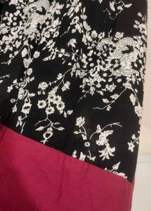 Floral Print Flared Kurta Dress 🖤🌼🌼