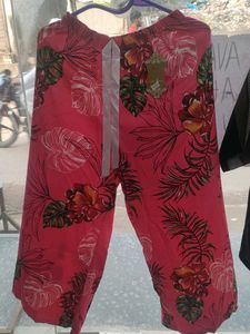 Floral Print Palazzo Pants