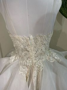 Elegant Tiered Wedding Gown