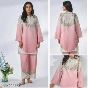 Elegant Floral Kurta Set for Women.. never use siz
