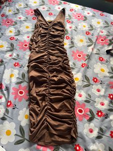 Ruched Midi Dress