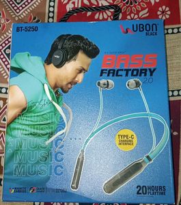 UBON Neckband Earphones - Blue