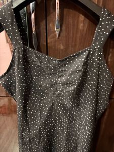 Classy Polka Dot Maxi Dress