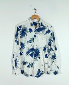 Off White Printed Shirt For Men's