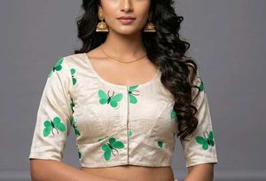 Embroidered Butterfly Blouse