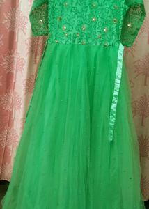 Mint Green Embellished Gown