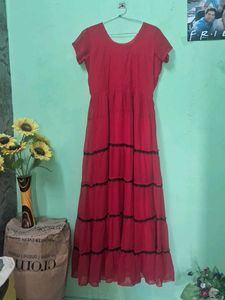 Boho Tiered Maxi Dress of 1
