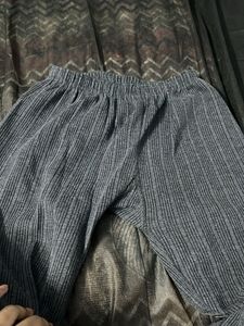 Pleated Slim Warmer pants
