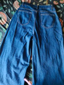 Wide Leg Denim Pants